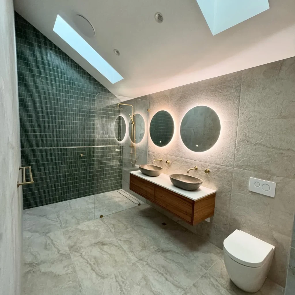 Commercial lighting installation