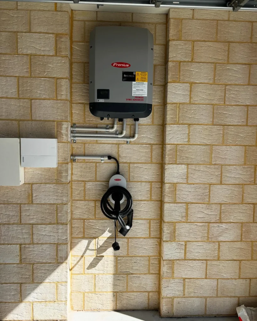 Installed EV charger