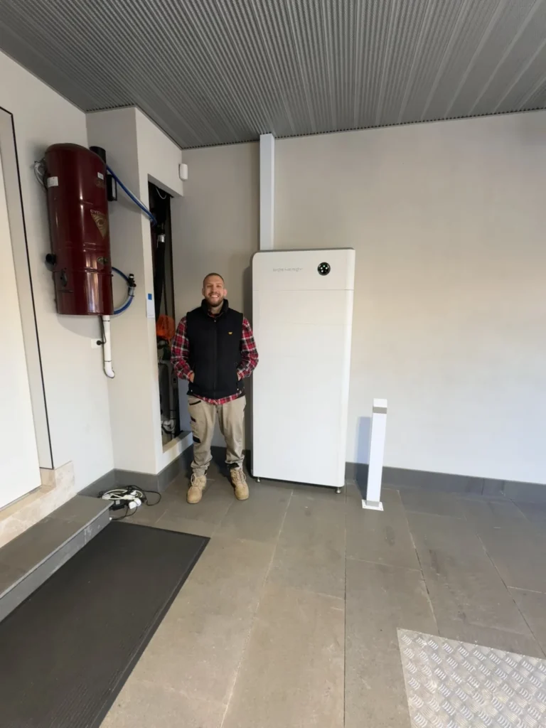 Solar Battery Installation